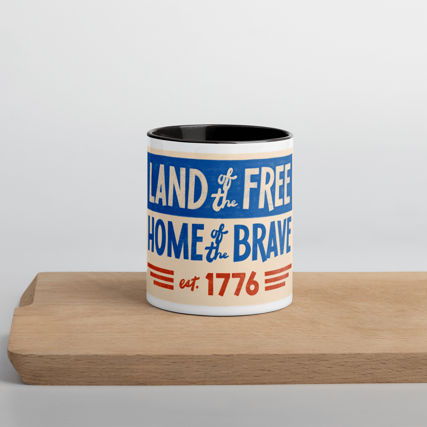 Mug with Color Inside, 4th of July Mug || Outdoor Luxus OutDoor Luxus
