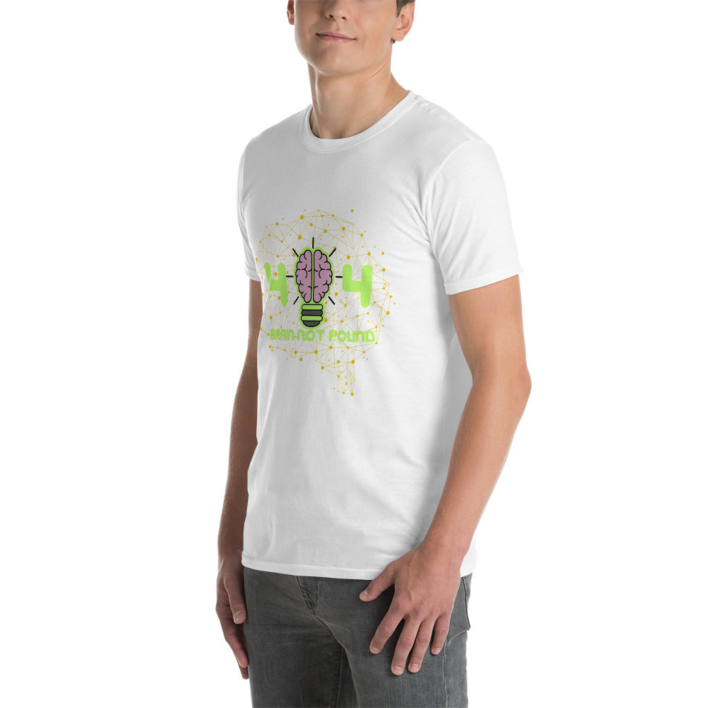 Short-Sleeve Unisex T-Shirt, 404 Brain Not found T-Shirts || Outdoor Luxus OutDoor Luxus