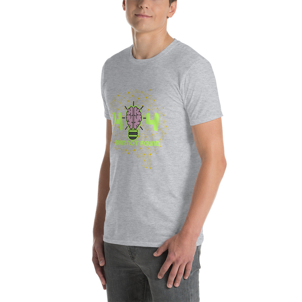 Short-Sleeve Unisex T-Shirt, 404 Brain Not found T-Shirts || Outdoor Luxus OutDoor Luxus