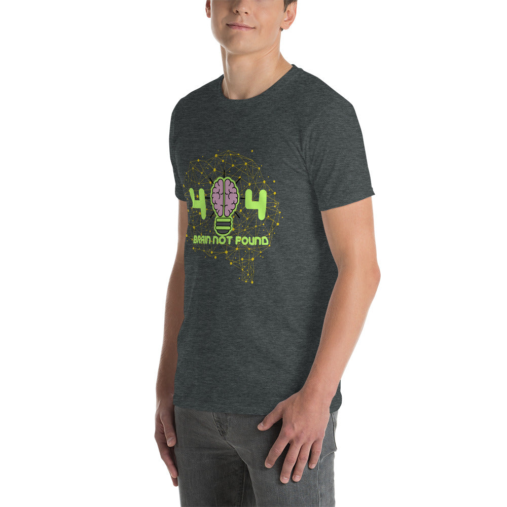 Short-Sleeve Unisex T-Shirt, 404 Brain Not found T-Shirts || Outdoor Luxus OutDoor Luxus