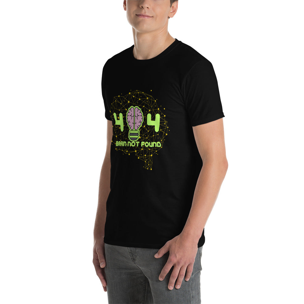 Short-Sleeve Unisex T-Shirt, 404 Brain Not found T-Shirts || Outdoor Luxus OutDoor Luxus