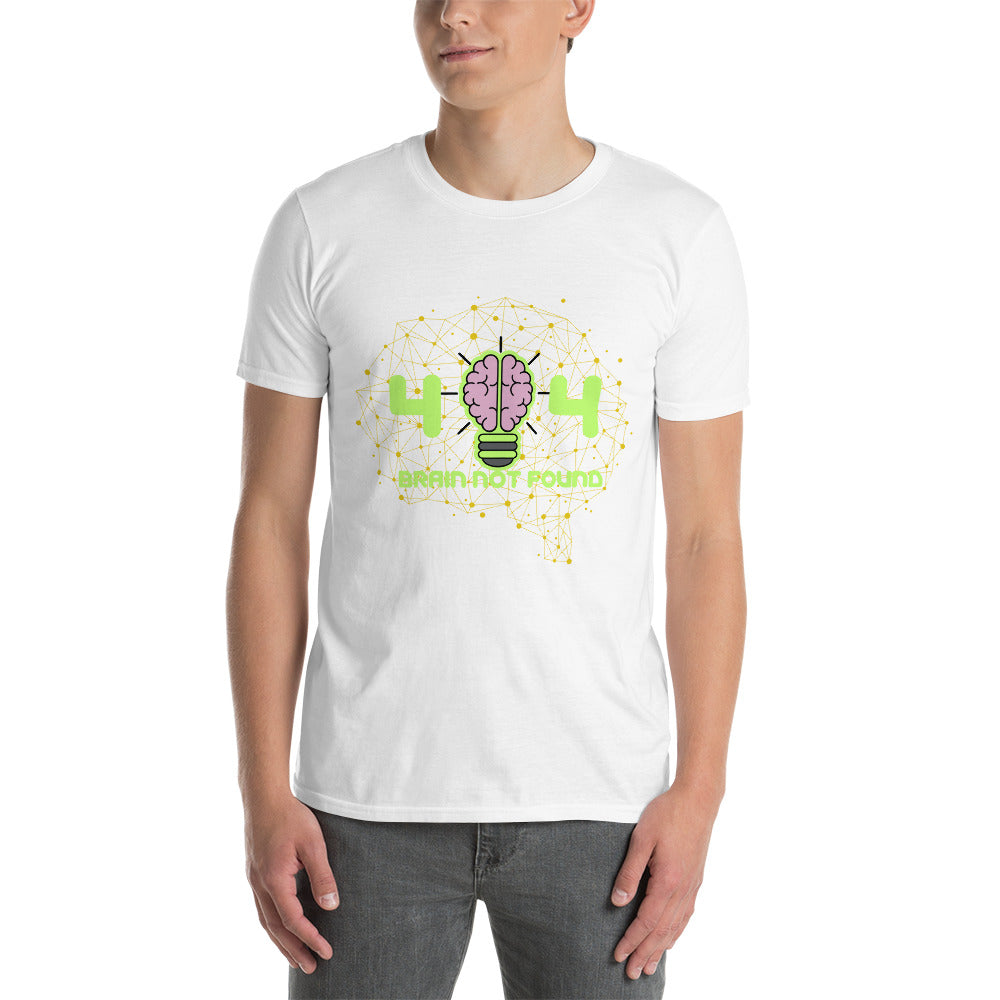 Short-Sleeve Unisex T-Shirt, 404 Brain Not found T-Shirts || Outdoor Luxus OutDoor Luxus