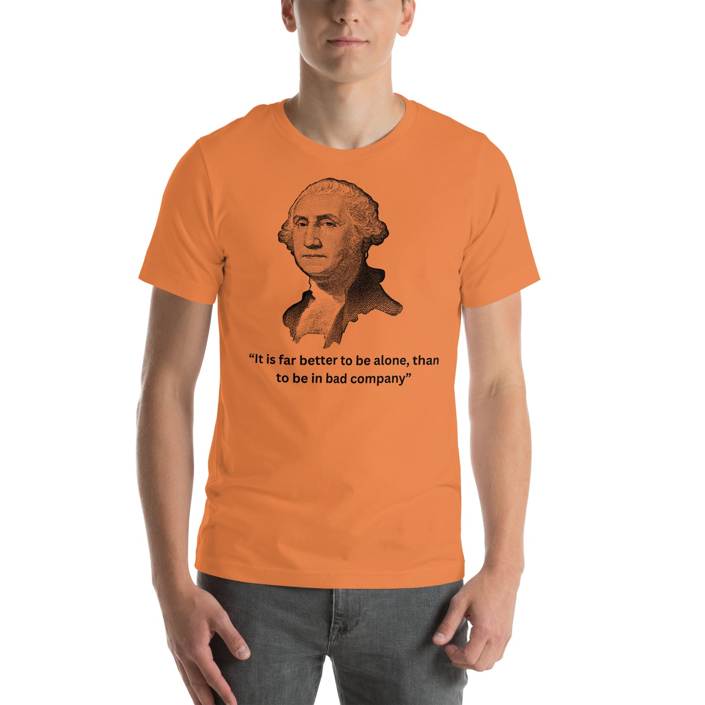 Men & Women T- Shirt, George Washington - OutDoor Luxus